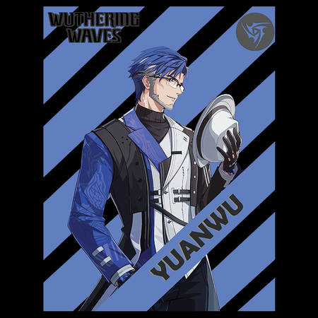 Koszulka Czarna Wuthering Waves - WYBIERZ FASON I KOLOR KOSZULKI