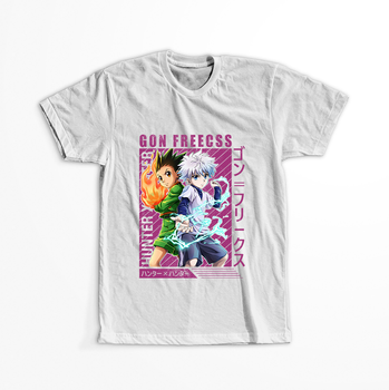 Koszulka Biała Hunter x Hunter WYBIERZ KOLOR KOSZULKI I FASON