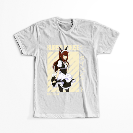 Koszulka Biała - Steins;Gate - WYBIERZ KOLOR KOSZULKI I FASON