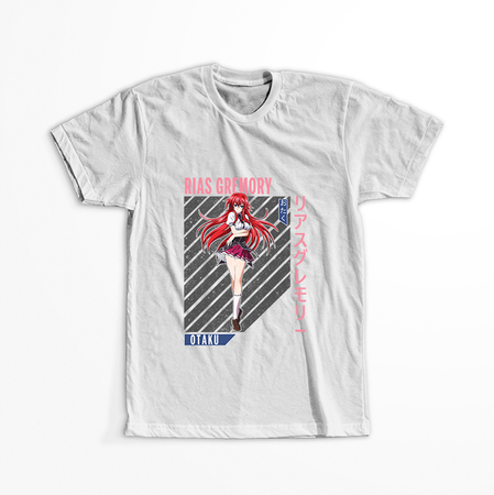 Koszulka Biała Highschool DxD - WYBIERZ KOLOR KOSZULKI I FASON