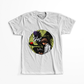 Koszulka Biała Death Note - WYBIERZ KOLOR KOSZULKI I FASON