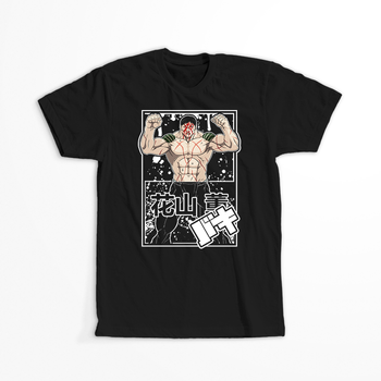 Koszulka Czarna Baki the Grappler - WYBIERZ KOLOR KOSZULKI I FASON