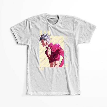 Koszulka Biała Seven Deadly Sins - WYBIERZ KOLOR KOSZULKI I FASON