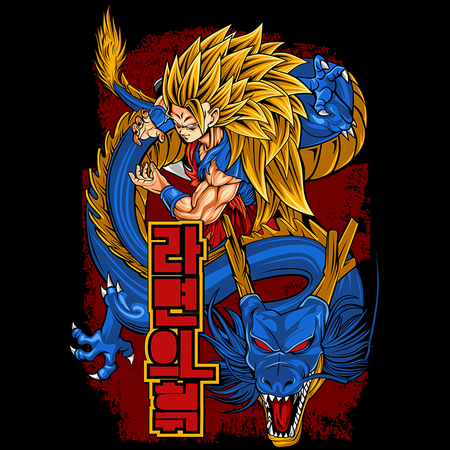 Koszulka Czarna Dragon Ball - WYBIERZ KOLOR KOSZULKI I FASON