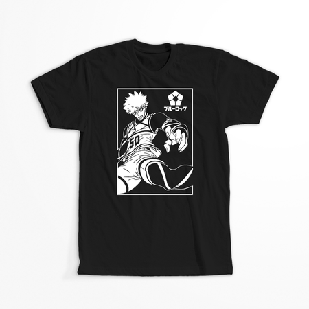 Koszulka Czarna - Blue Lock - WYBIERZ KOLOR KOSZULKI I FASON