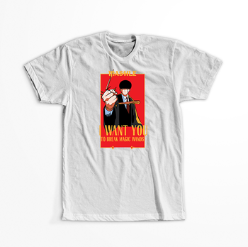 Koszulka Biała - MASHLE - WYBIERZ KOLOR KOSZULKI I FASON