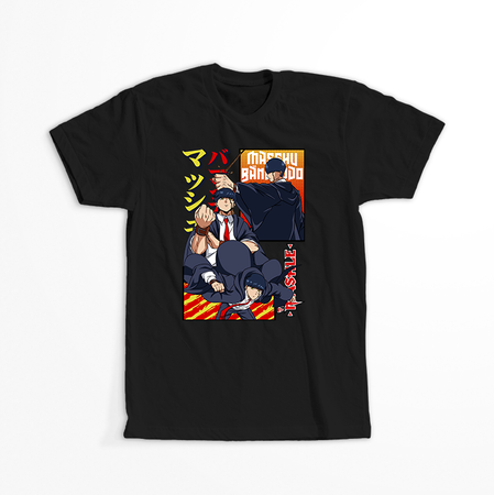 Koszulka Czarna -  MASHLE - WYBIERZ KOLOR KOSZULKI I FASON