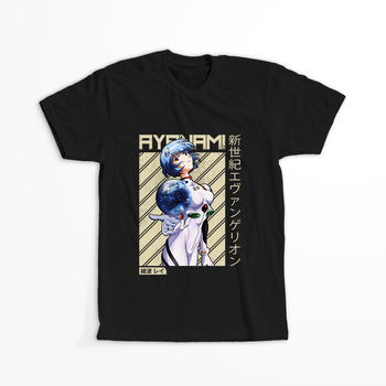 Koszulka Czarna Neon Genesis Evangelion - WYBIERZ KOLOR KOSZULKI I FASON