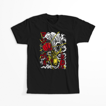 Koszulka Czarna One-Punch Man - WYBIERZ KOLOR KOSZULKI I FASON