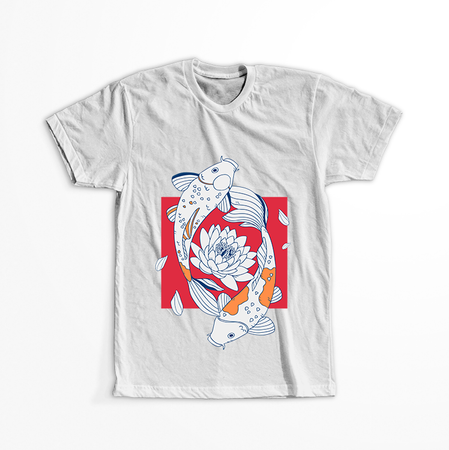 Koszulka Ryby WYBIERZ KOLOR KOSZULKI I FASON