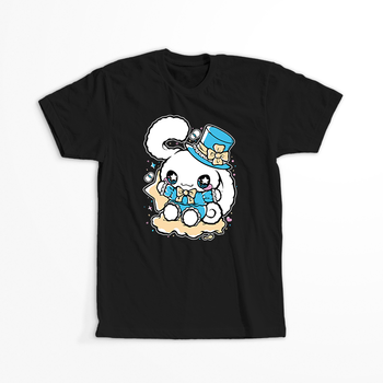 Koszulka Czarna -  Cinnamoroll - WYBIERZ KOLOR KOSZULKI I FASON