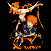 Koszulka Czarna - Haikyuu!!  - WYBIERZ KOLOR KOSZULKI I FASON