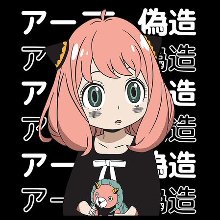 Koszulka Biała Spy X Family - WYBIERZ KOLOR KOSZULKI I FASON