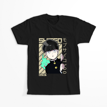 Koszulka Czarna Mob Psycho 100 WYBIERZ KOLOR KOSZULKI I FASON