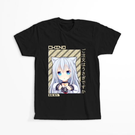 Koszulka Czarna - Is the Order a Rabbit?  - WYBIERZ KOLOR KOSZULKI I FASON