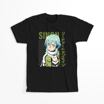 Koszulka Czarna Sword Art Online - WYBIERZ KOLOR KOSZULKI I FASON