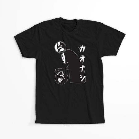 Koszulka Czarna - Spirited Away / W krainie bogów - WYBIERZ KOLOR KOSZULKI I FASON