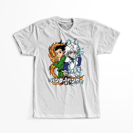 Koszulka Biała Hunter x Hunter - WYBIERZ KOLOR KOSZULKI I FASON