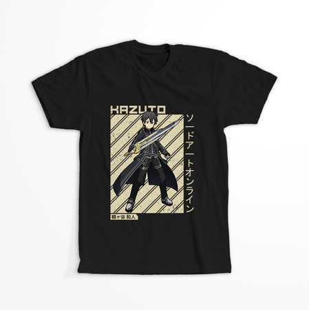 Koszulka Czarna Sword Art Online WYBIERZ KOLOR KOSZULKI I FASON