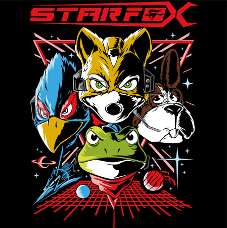 Koszulka StarFox WYBIERZ KOLOR KOSZULKI I FASON