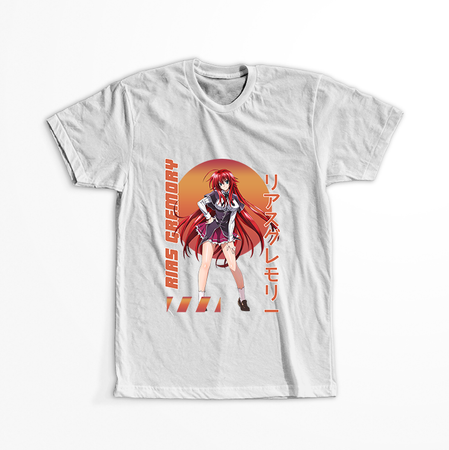 Koszulka Biała Highschool DxD - WYBIERZ KOLOR KOSZULKI I FASON