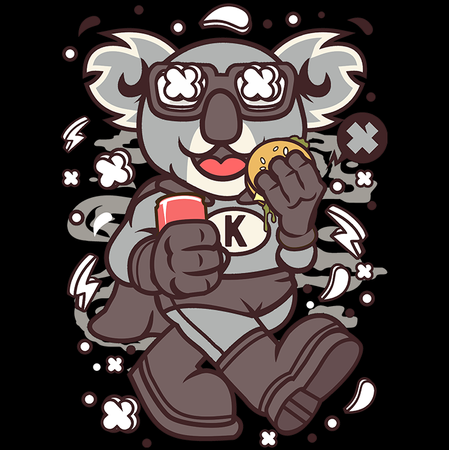 Koszulka Koala WYBIERZ KOLOR KOSZULKI I FASON