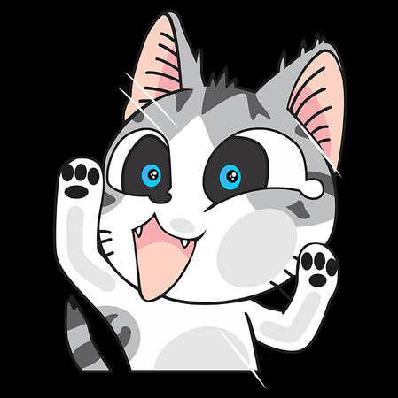 Koszulka Czarna - Chii Sweet Home - WYBIERZ KOLOR KOSZULKI I FASON