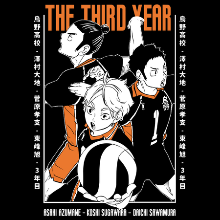 Torba z uszami z Haikyuu!!