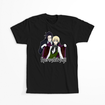 Koszulka Czarna Kuroshitsuji - WYBIERZ KOLOR KOSZULKI I FASON