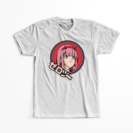 Koszulka Biała Darling in the franxx - WYBIERZ KOLOR KOSZULKI I FASON