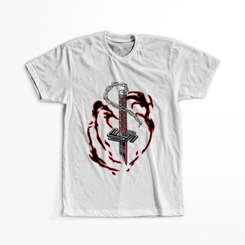 Koszulka Biała Demon Slayer / Kimetsu no Yaiba / Miecz zabójcy demonów - WYBIERZ KOLOR KOSZULKI I FASON