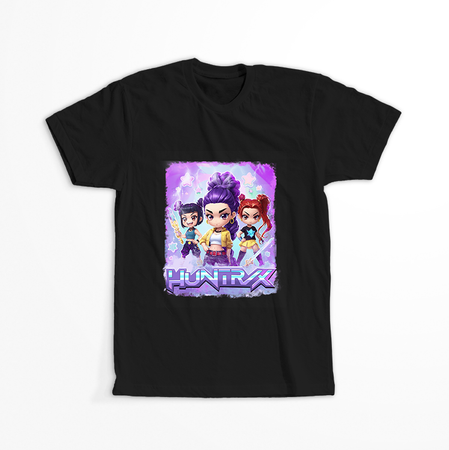 Koszulka Czarna KPop Demon Hunters WYBIERZ KOLOR KOSZULKI I FASON