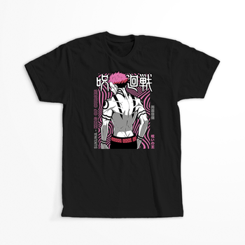 Koszulka Czarna Jujutsu Kaisen - WYBIERZ KOLOR KOSZULKI I FASON