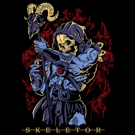 Koszulka Czarna - He-Man - WYBIERZ KOLOR KOSZULKI I FASON