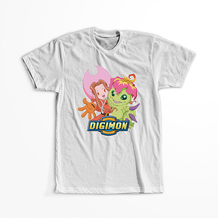 Koszulka Biała - Digimon - WYBIERZ KOLOR KOSZULKI I FASON