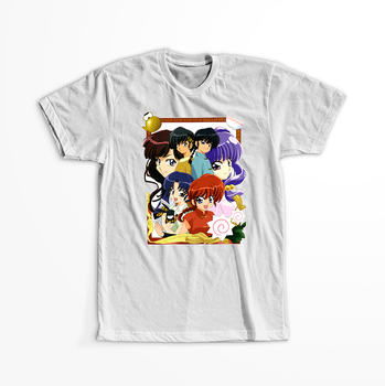 Koszulka Biała Ranma 1/2 - WYBIERZ KOLOR KOSZULKI I FASON