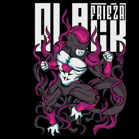 Koszulka Czarna Dragon Ball - WYBIERZ KOLOR KOSZULKI I FASON