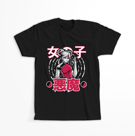 Koszulka Dziewczyna diabeł KOLOR KOSZULKI I FASON