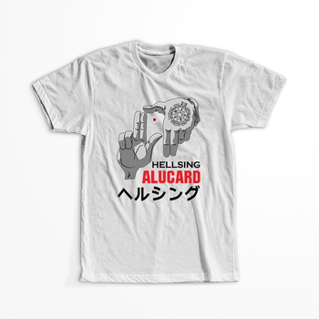 Koszulka Biała - Hellsing - WYBIERZ KOLOR KOSZULKI I FASON