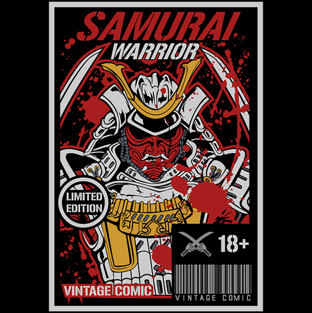 Koszulka Samuraj WYBIERZ KOLOR KOSZULKI I FASON