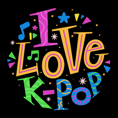 Torba z uszami z  I Love K-Pop