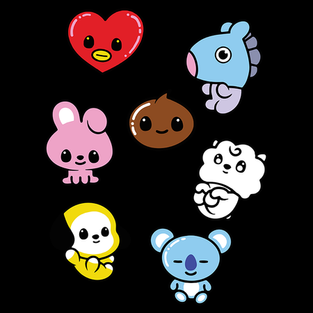 Torba z uszami z BTS