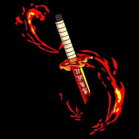 Koszulka Czarna Demon Slayer / Kimetsu no Yaiba / Miecz zabójcy demonów - WYBIERZ KOLOR KOSZULKI I FASON