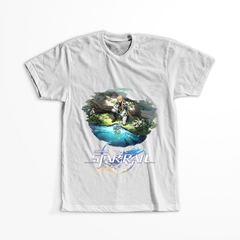 Koszulka Biała - Honkai Star Rail  - Luocha WYBIERZ KOLOR KOSZULKI I FASON