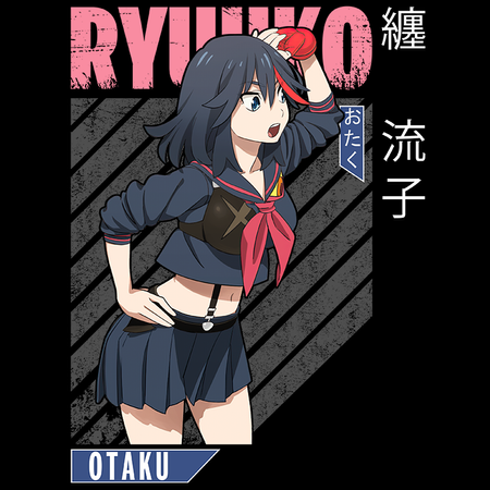 Koszulka Biała - Kill La Kill - WYBIERZ KOLOR KOSZULKI I FASON