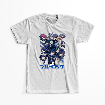 Koszulka Biała - Blue Lock - WYBIERZ KOLOR KOSZULKI I FASON