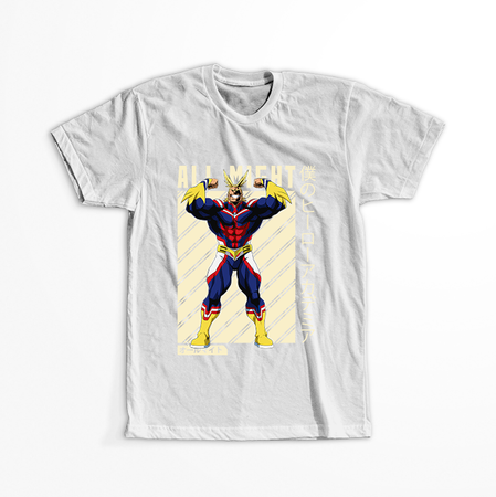 Koszulka Biała My Hero Academia / Akademia bohaterów - WYBIERZ KOLOR KOSZULKI I FASON