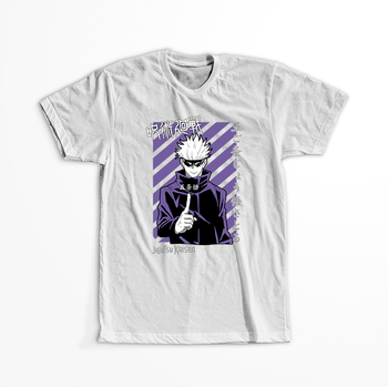 Koszulka Biała Jujutsu Kaisen - WYBIERZ KOLOR KOSZULKI I FASON