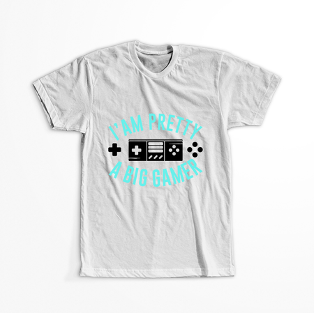 Koszulka  I'am pretty a big gamer  WYBIERZ KOLOR KOSZULKI I FASON