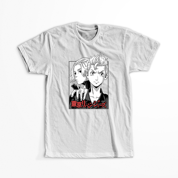 Koszulka Biała Tokyo Revengers WYBIERZ KOLOR KOSZULKI I FASON
